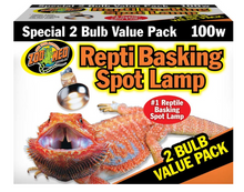 Load image into Gallery viewer, Zoomed Repti Basking Spot Lamp 2pk