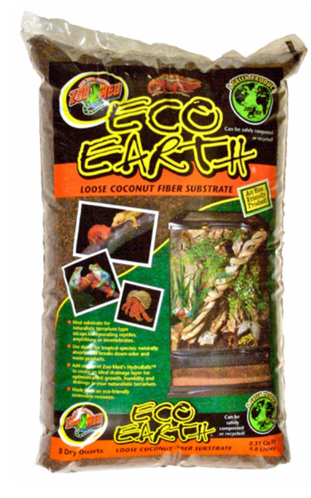 Zoomed Eco Earth Loose Coconut Fiber Substrate