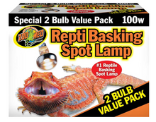 Load image into Gallery viewer, Zoomed Repti Basking Spot Lamp 2pk
