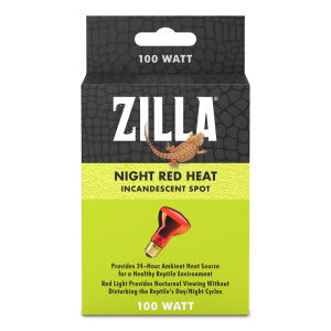 Zilla Night Red Incandescent spot bulb