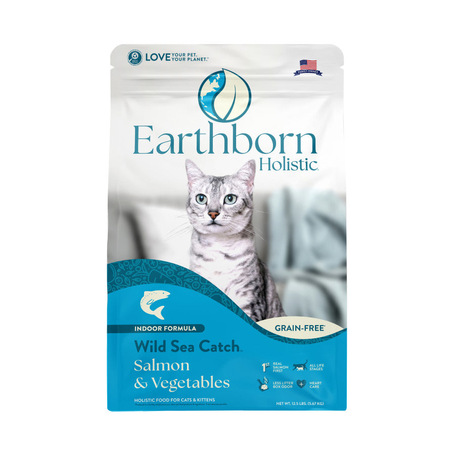 Earthborn Holistic Grain Free Wild Sea Catch Formula Dry Cat Food